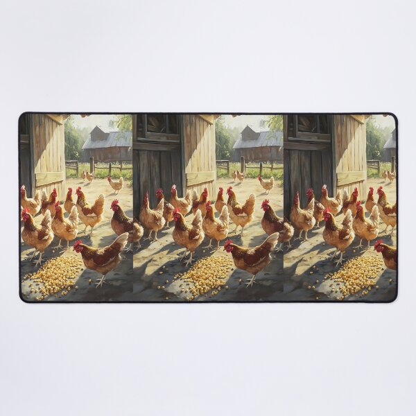 Item preview, Farmcore Aesthetic: Chickens Pecking Corn designed and sold by bapupa.