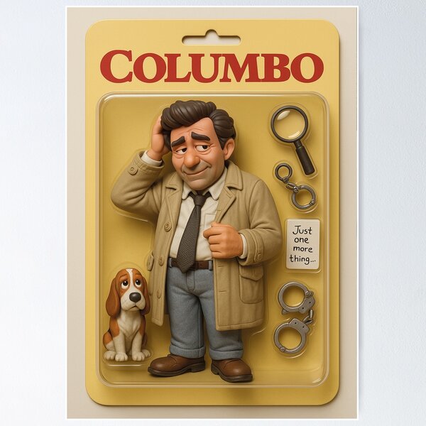 Item preview, Columbo 3D action figure designed and sold by Mauswohn.