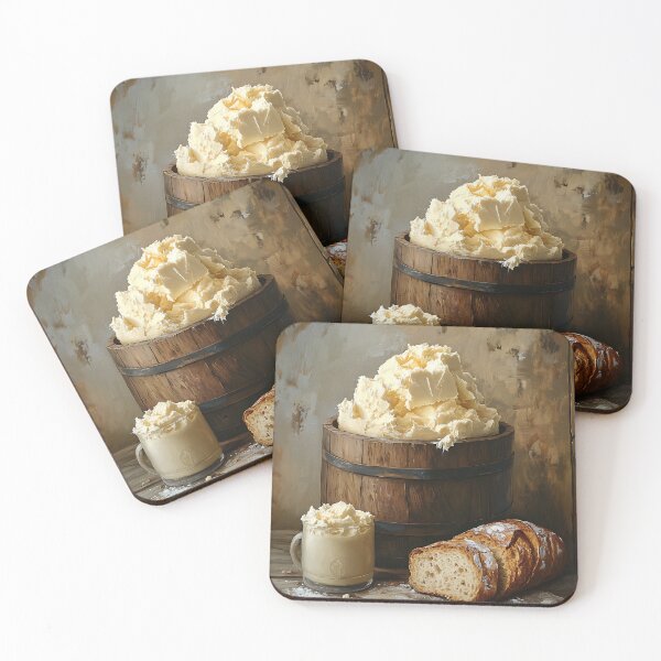 Item preview, Farmcore Aesthetic: Rustic Homemade Butter designed and sold by bapupa.