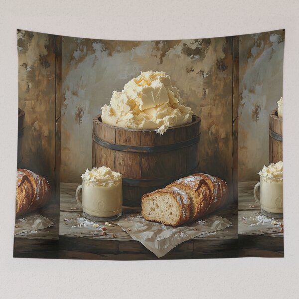 Item preview, Farmcore Aesthetic: Rustic Homemade Butter designed and sold by bapupa.
