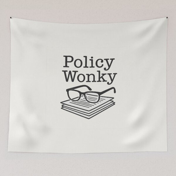 Item preview, Politics Wonky – Nerdy Politics Stack with Typewriter Font designed and sold by Bratak.