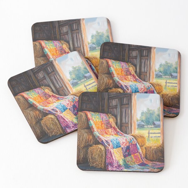 Item preview, Farmcore Aesthetic: Patchwork Quilt Hay Bale designed and sold by bapupa.