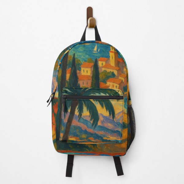 Item preview, Curving Coastline and Seaside Village on Côte d’Azur designed and sold by Places On Earth.