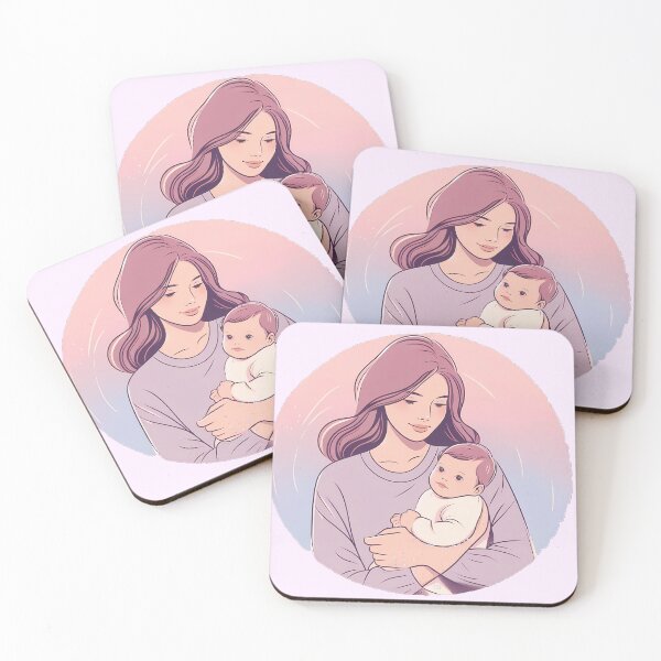 Item preview, Mother and baby designed and sold by TetragramArt.