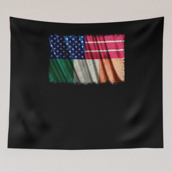 Item preview, Irish American Patriotic Ireland American Flag Pride designed and sold by cgocgy.