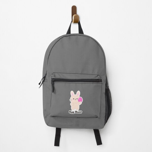 Item preview, Minimalist Easter Bunny Holding Pink Egg – Egg Hunt Sticker designed and sold by BubiStudio.