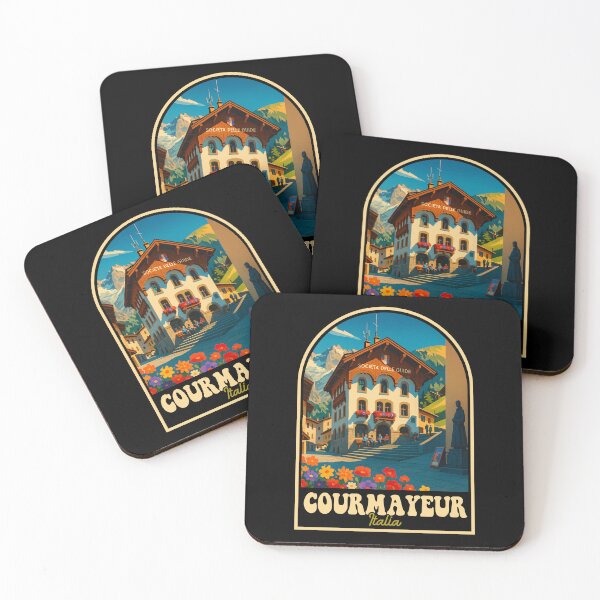 Item preview, Courmayeur Italia Design Vintage Italian Alps Mountain Village designed and sold by JackCurtis1991.