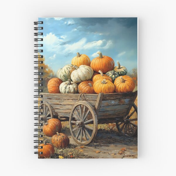 Item preview, Farmcore Aesthetic: Autumn Pumpkin Wagon designed and sold by bapupa.