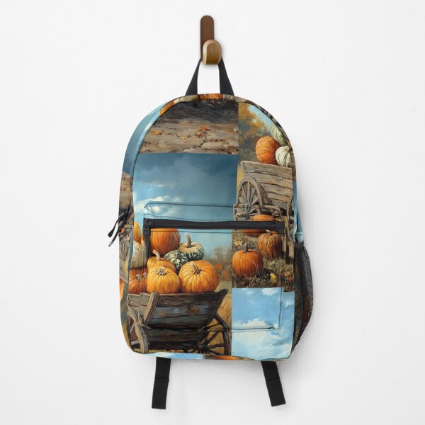 Item preview, Farmcore Aesthetic: Autumn Pumpkin Wagon designed and sold by bapupa.