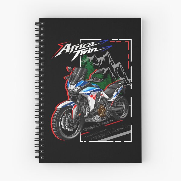 Item preview, Honda CRF1100L Africa Twin 2024 (Pearl Glare White & Blue Metallic Tricolor) for Motorcycle Riders designed and sold by MotoApparelHub.