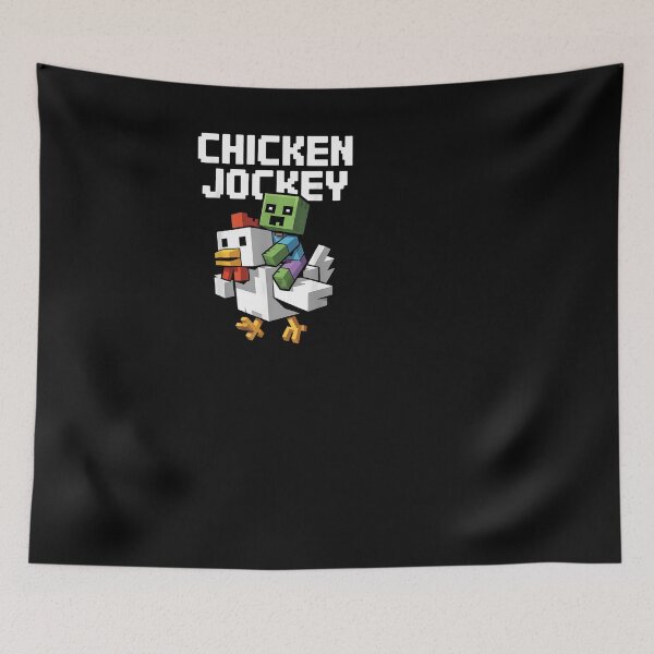 Item preview, chicken jockey-Zombie Pixel- Art Zombie Gamer -Funny designed and sold by BornBorn.