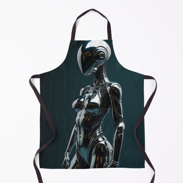 Item preview, Alius - Cyborg - Feminin Erotic Robot - Chrome - Futuristic - 5 designed and sold by SentientGallery.