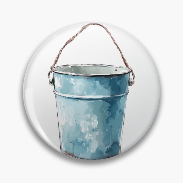 Item preview, Farmcore Aesthetic: Vintage Farm Milk Pail designed and sold by bapupa.