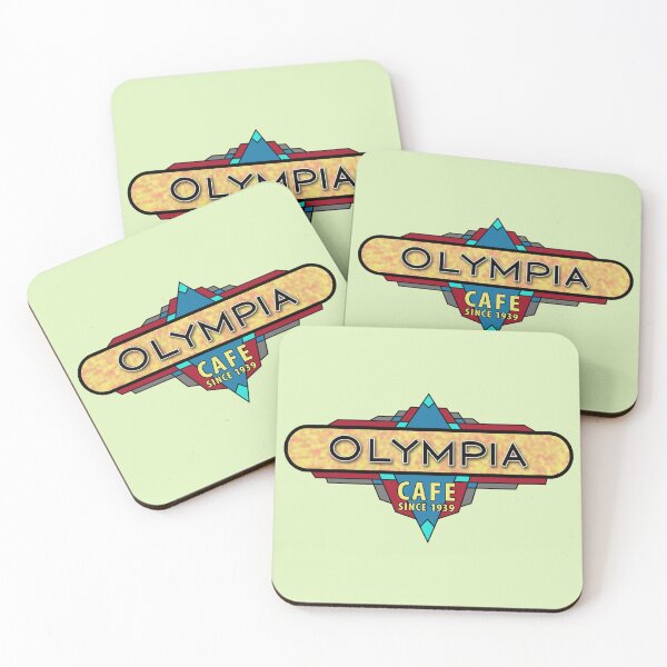Item preview, OLYMPIA CAFE, Iconic Sydney Milk Bar designed and sold by ASKEW GRAPHICS.