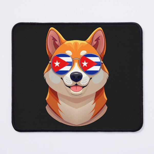 Item preview, Patriotic Shiba Inu Cuban Flag designed and sold by DreamBrushy.