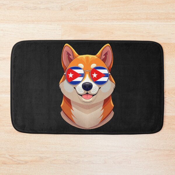 Item preview, Patriotic Shiba Inu Cuban Flag designed and sold by DreamBrushy.
