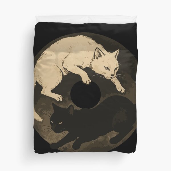 Artikel-Vorschau von Katze Yin Yang Vintage, designt und verkauft von TomFrontierArt.