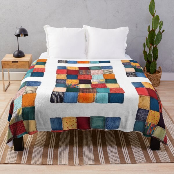 Item preview, Farmcore Aesthetic: Patchwork Quilt designed and sold by bapupa.