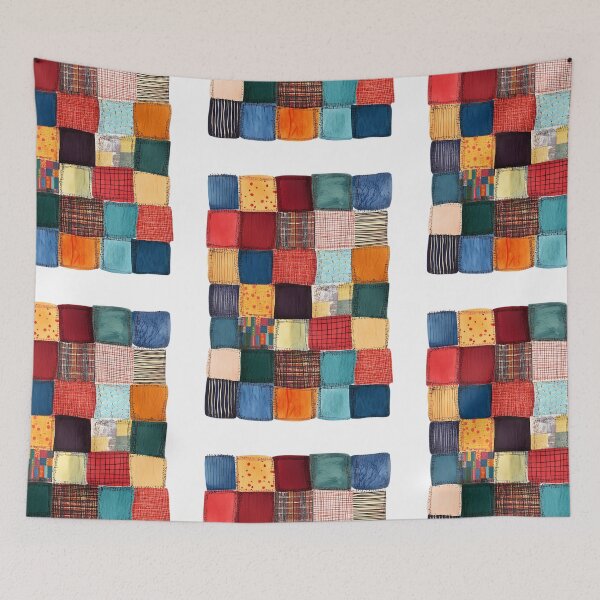 Item preview, Farmcore Aesthetic: Patchwork Quilt designed and sold by bapupa.
