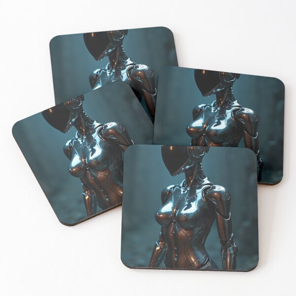 Item preview, Alius - Cyborg - Feminin Erotic Robot - Chrome - Futuristic - 7 designed and sold by SentientGallery.