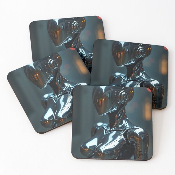 Item preview, Alius - Cyborg - Feminin Erotic Robot - Chrome - Futuristic - 8 designed and sold by SentientGallery.