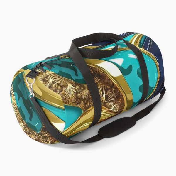Item preview, Abstract Teal Gold Camo Design designed and sold by CamouflageLab.