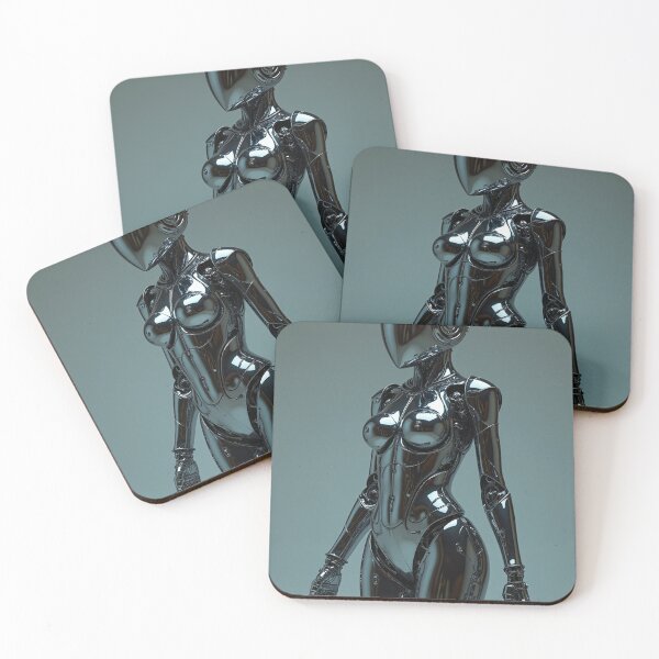 Item preview, Alius - Cyborg - Feminin Erotic Robot - Chrome - Futuristic - 9 designed and sold by SentientGallery.