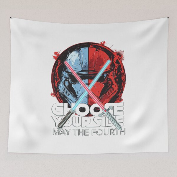 Item preview, Choose Your Side May The Fourth Lightsaber designed and sold by SkullTroops.