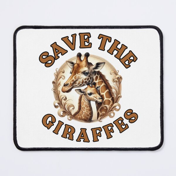 Item preview, Save The Giraffes - Fading Silhouettes Against the Sun designed and sold by Endangered Species Heroes.