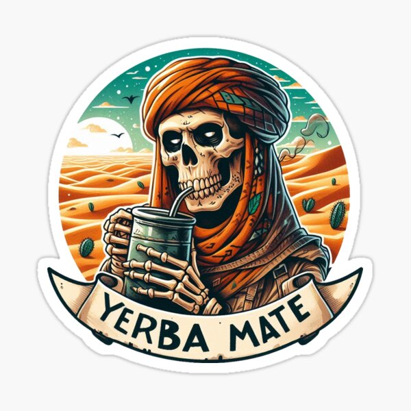 Vista previa del artículo con la obra «Yerba Mate, Palabras del argot árabe Yerba Mate», diseñado y vendido por justinkameron.
