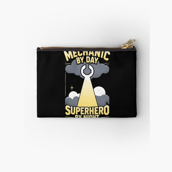 Item preview, Mechanic By Day, Superhero By Night Auto Mechanic Joke designed and sold by DomTeesHaven.