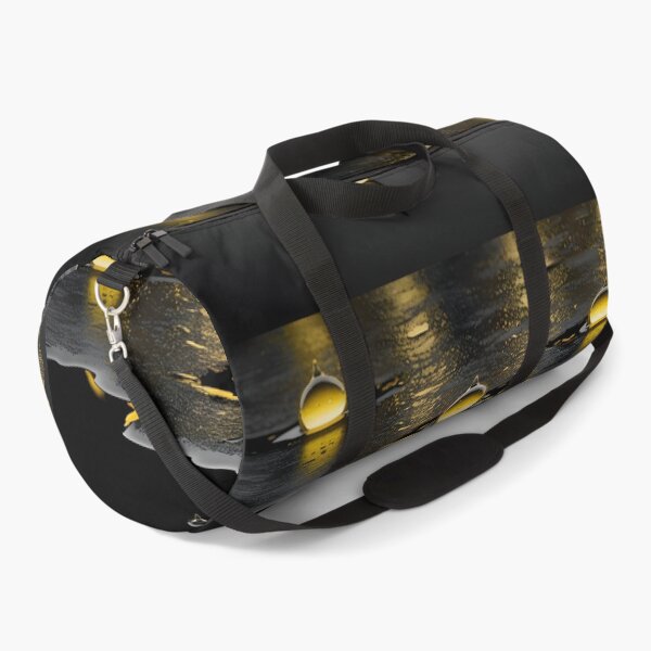 Item preview, Gold Watercolor Drops on Black | Exclusive | HD  designed and sold by MagneticArts23.