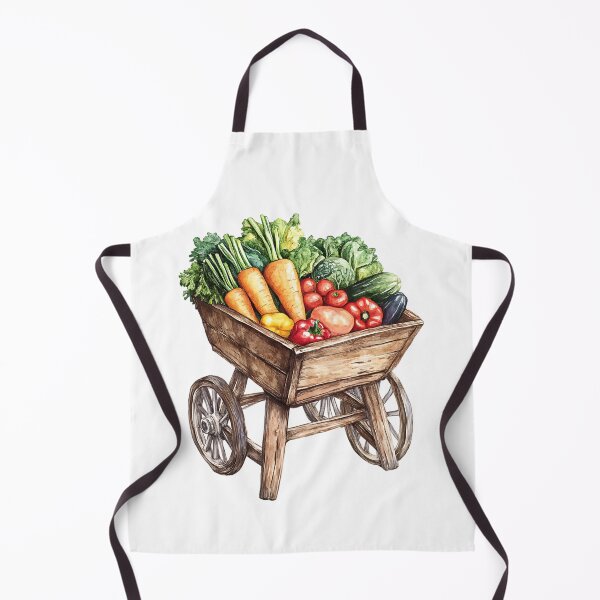Item preview, Farmcore Aesthetic: Wheelbarrow of Vegetables designed and sold by bapupa.