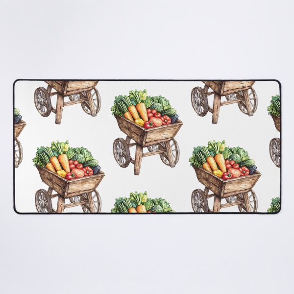 Item preview, Farmcore Aesthetic: Wheelbarrow of Vegetables designed and sold by bapupa.