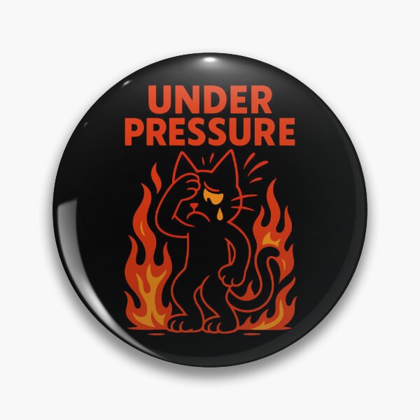 Item preview, Under Pressure: Economic Stress Cat designed and sold by zzz888.