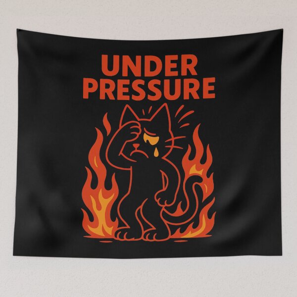 Item preview, Under Pressure: Economic Stress Cat designed and sold by zzz888.