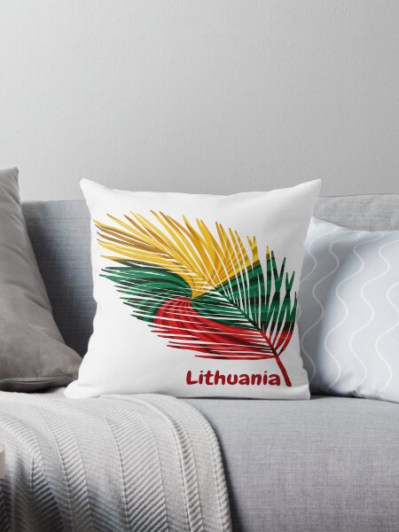 Aperçu de l'œuvre Drapeau abstrait de la Lituanie – Motif à plumes créée et vendue par Artejorge48.