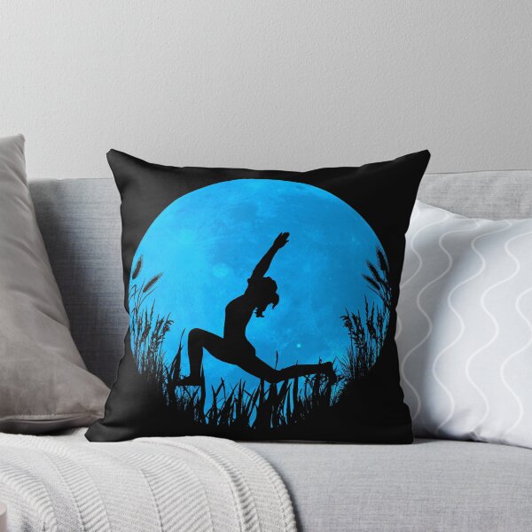 Item preview, Yoga Moon Posture - Blue designed and sold by maryedenoa.