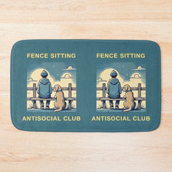 Item preview, Fence Sitting Antisocial Club designed and sold by TrendsLook.