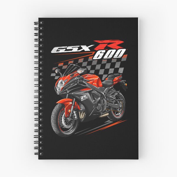 Item preview, Suzuki GSXR 600 2022 (Glass Blaze Orange & Glass Sparkle Black) for Motorcycle Riders designed and sold by MotoApparelHub.