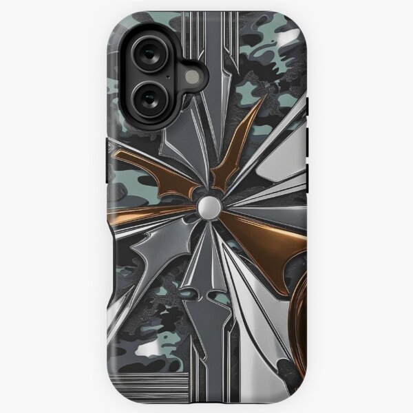 Item preview, Metallic Industrial Camo Pattern designed and sold by CamouflageLab.