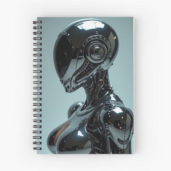 Item preview, Alius - Cyborg - Feminin Erotic Robot - Chrome - Futuristic - 12 designed and sold by SentientGallery.