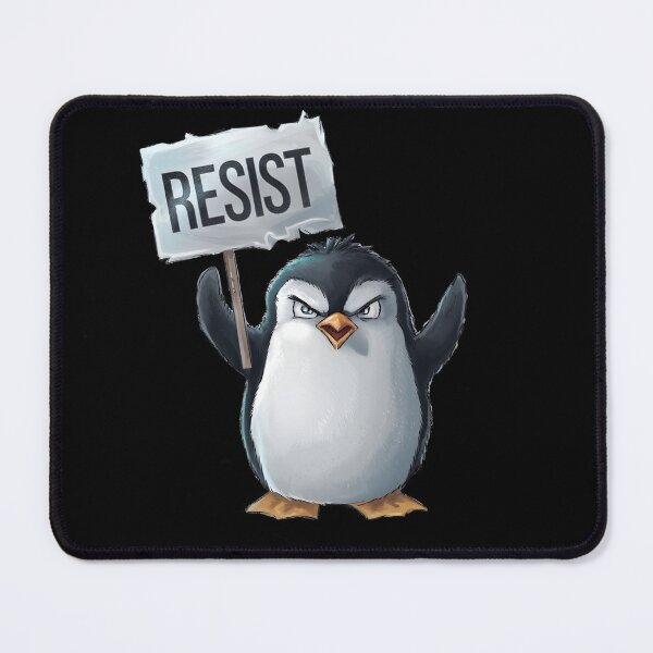 Item preview, Penguins Protest Against Tariffs Funny Penguin Tariff designed and sold by AniArtPL.