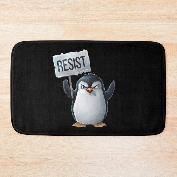 Item preview, Penguins Protest Against Tariffs Funny Penguin Tariff designed and sold by AniArtPL.