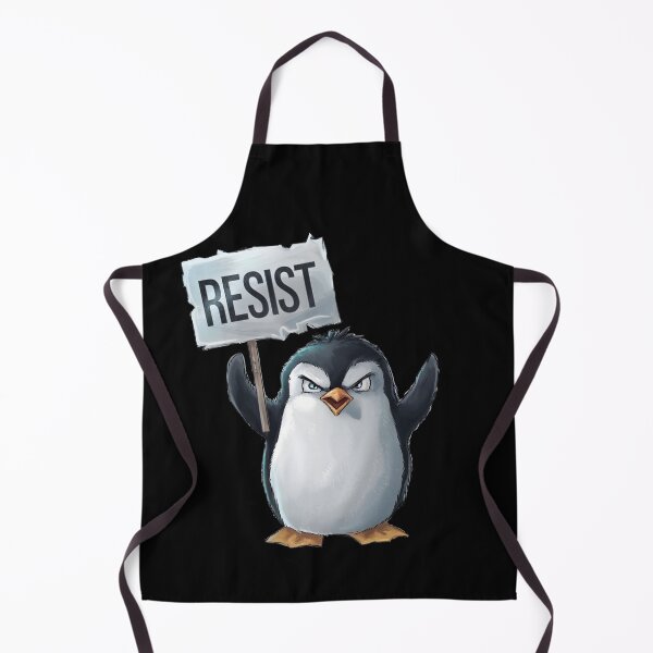 Item preview, Penguins Protest Against Tariffs Funny Penguin Tariff designed and sold by AniArtPL.