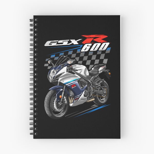 Item preview, Suzuki GSXR 600 2023 (Pearl Brilliant White & Metallic Matte Stellar Blue) for Motorcycle Riders designed and sold by MotoApparelHub.