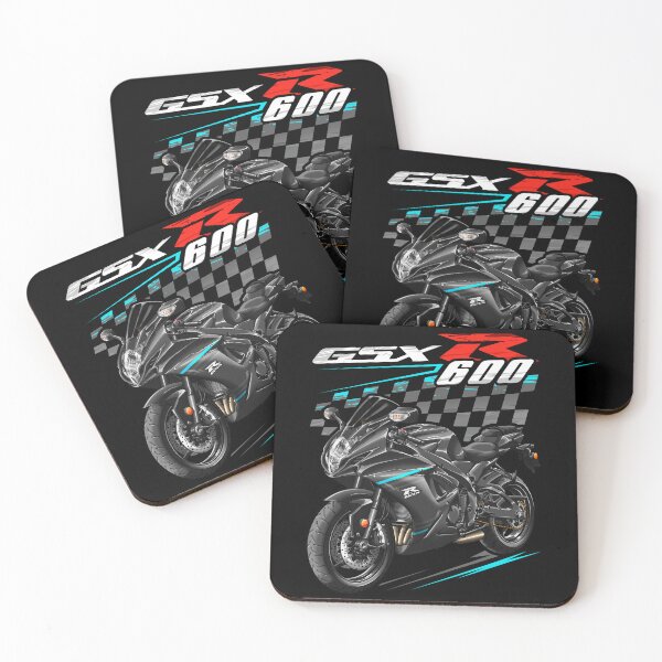 Item preview, Suzuki GSXR 600 2024 (Metallic Matte Black & Glass Sparkle Black) for Motorcycle Riders designed and sold by MotoApparelHub.