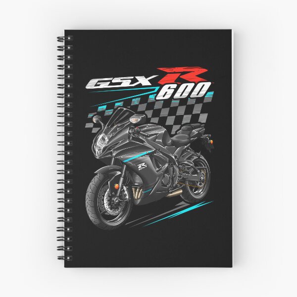 Item preview, Suzuki GSXR 600 2024 (Metallic Matte Black & Glass Sparkle Black) for Motorcycle Riders designed and sold by MotoApparelHub.