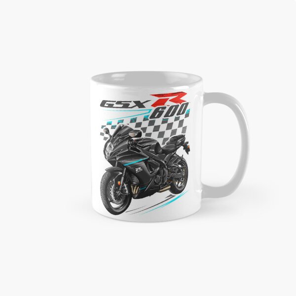 Item preview, Suzuki GSXR 600 2024 (Metallic Matte Black & Glass Sparkle Black) for Motorcycle Riders designed and sold by MotoApparelHub.