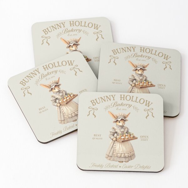 Item preview, Bunny hollow, cute easter bunny with basket, vintage designed and sold by Coolparrotgirl.